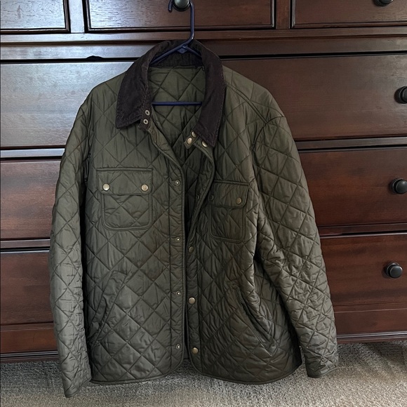 Men’s quilted Barbour jacket - Picture 1 of 3